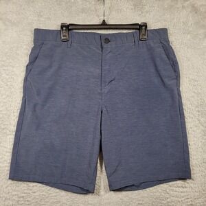 Athlux Performance Golf Shorts Mens 38 Blue Casual 38x10